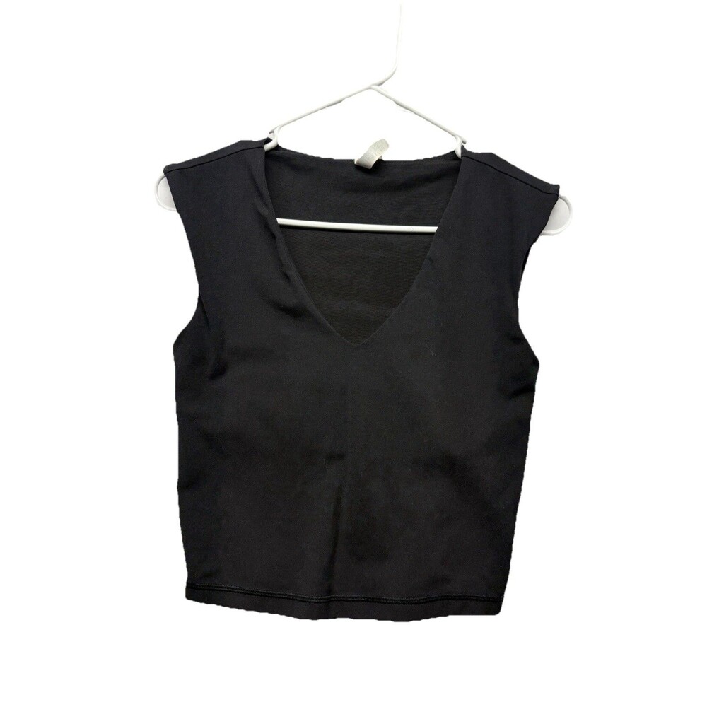 Athleta Vita Free Cropped Tee Tank Black Size XS Athletic - Picture 1 of 4